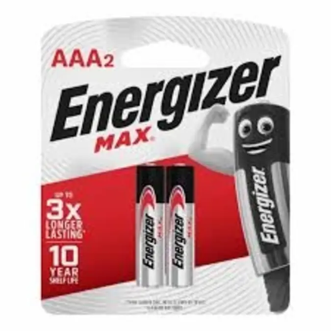 Energizer Battery AAA E92 2 Pieces